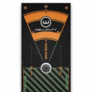 Wellputt Mat CLASSIC Puttingmatte, 4m, schwarz