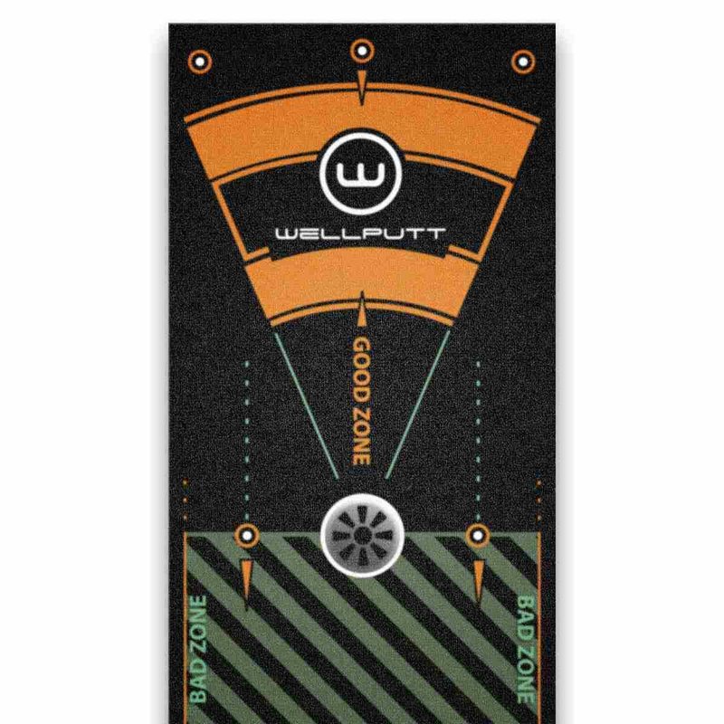 Wellputt Mat CLASSIC Puttingmatte, 4m, schwarz