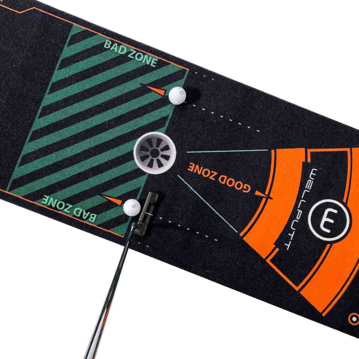 Wellputt Mat CLASSIC Puttingmatte, 4m, schwarz