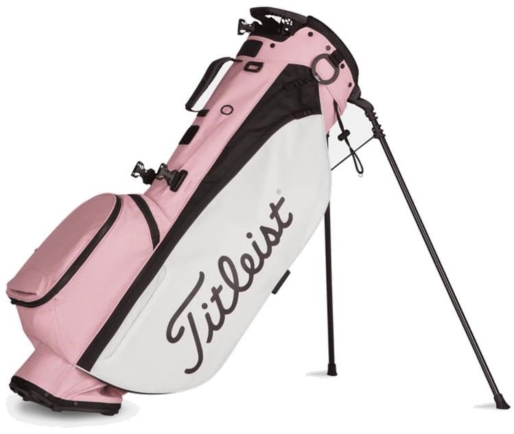 Titleist Pink Out Players 4 Standbag, rosa/weiss/schwarz