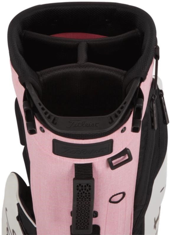 Titleist Pink Out Players 4 Standbag, rosa/weiss/schwarz