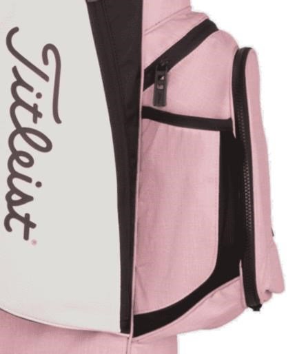 Titleist Pink Out Players 4 Standbag, rosa/weiss/schwarz