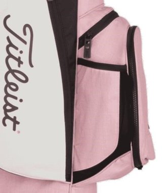 Titleist Pink Out Players 4 Standbag, rosa/weiss/schwarz