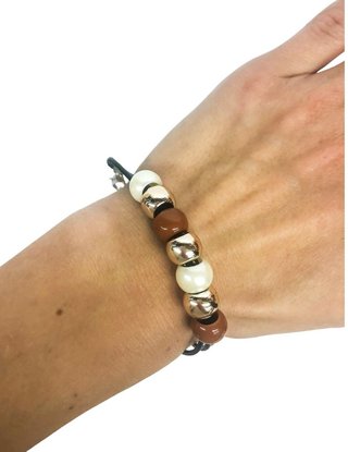 Ostatní Handmade Teraka Armband Typ 016, braun