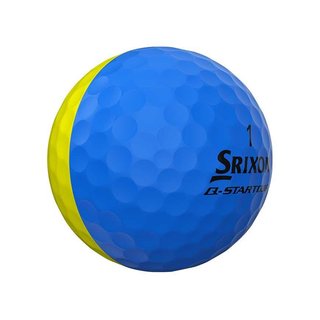 Srixon Q-STAR Tour Divide Golfbälle, gelb/blau