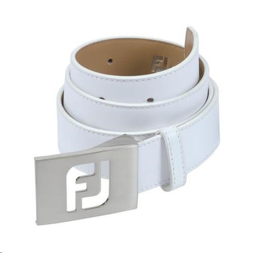 FootJoy Branded Leather Gürtel - weiss
