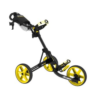 Clicgear 3.5+ Golf Trolley  schwarz/gelb + Wheel Cover GRATIS!