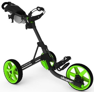 Clicgear 3.5+ Golf Trolley, charcoal/lime