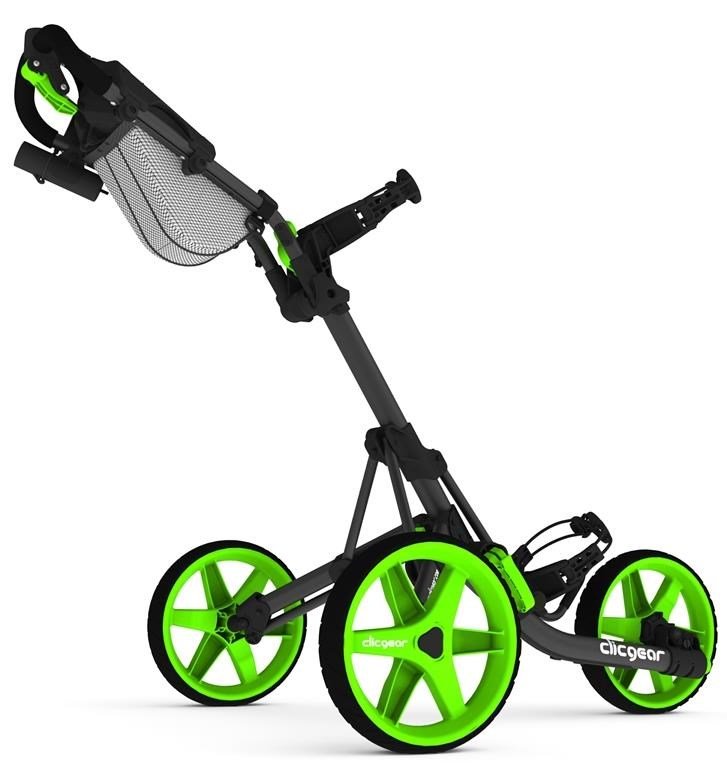 Clicgear 3.5+ Golf Trolley, charcoal/lime