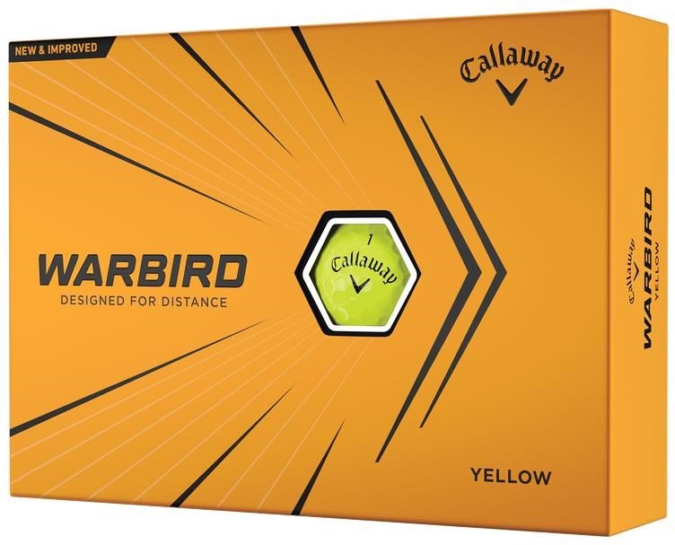 Callaway Warbird Yellow Golfbälle, gelb