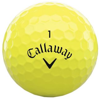 Callaway Warbird Yellow Golfbälle, gelb