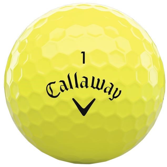 Callaway Warbird Yellow Golfbälle, gelb