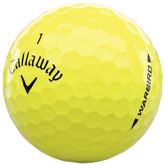 Callaway Warbird Yellow Golfbälle, gelb