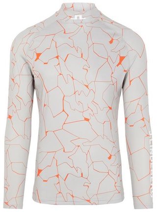 J.Lindeberg M Aello Soft Herren Kompressionshemd, grau