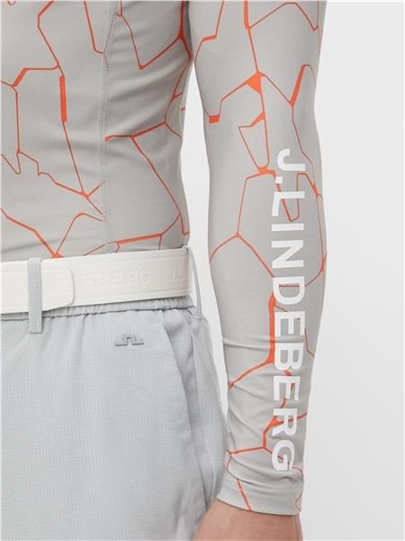 J.Lindeberg M Aello Soft Herren Kompressionshemd, grau