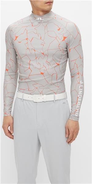 J.Lindeberg M Aello Soft Herren Kompressionshemd, grau