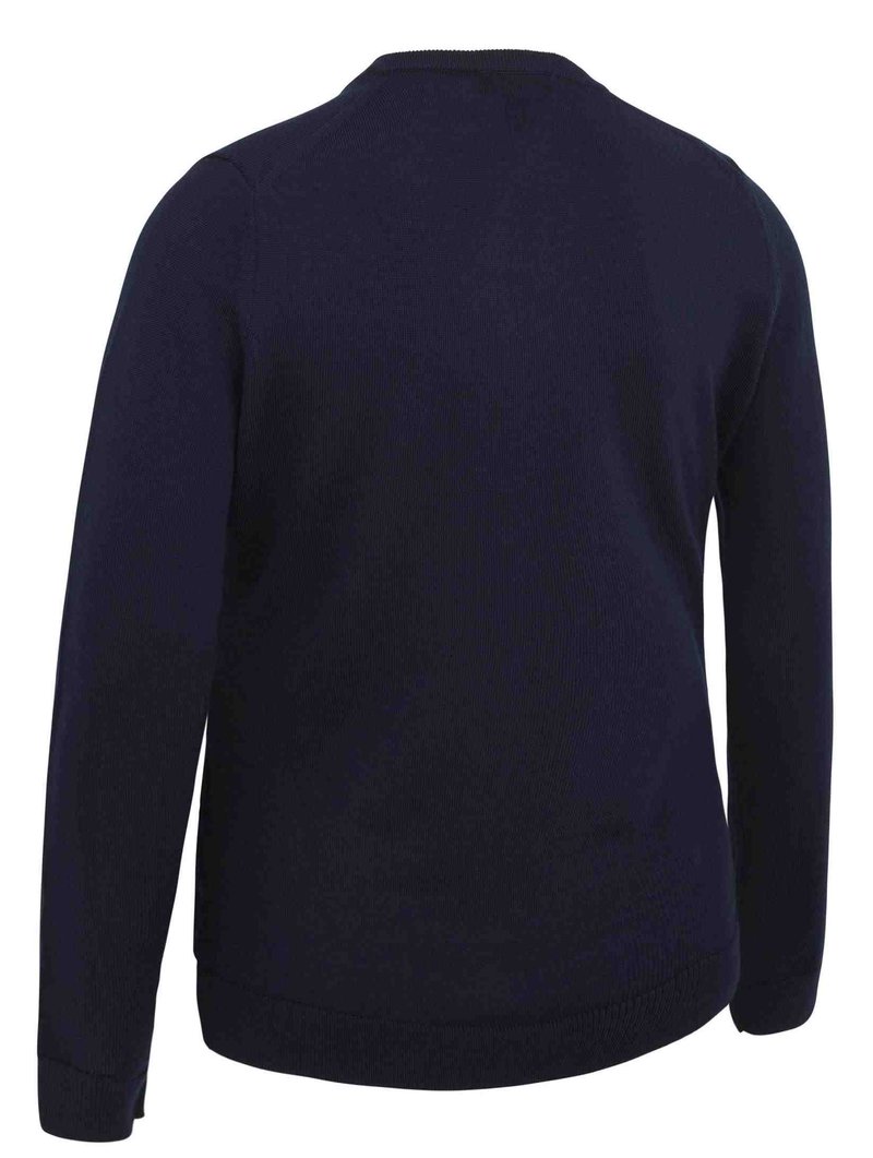 Callaway V-Neck Merino Damen Pullover, dunkelblau