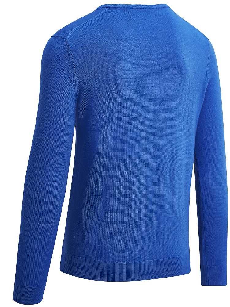 Callaway V-Neck Merino Herren Pullover, blau