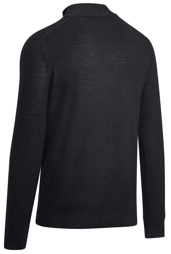 Callaway 1/4 Blended Merino Herren Pullover, schwarz