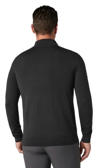 Callaway 1/4 Blended Merino Herren Pullover, schwarz