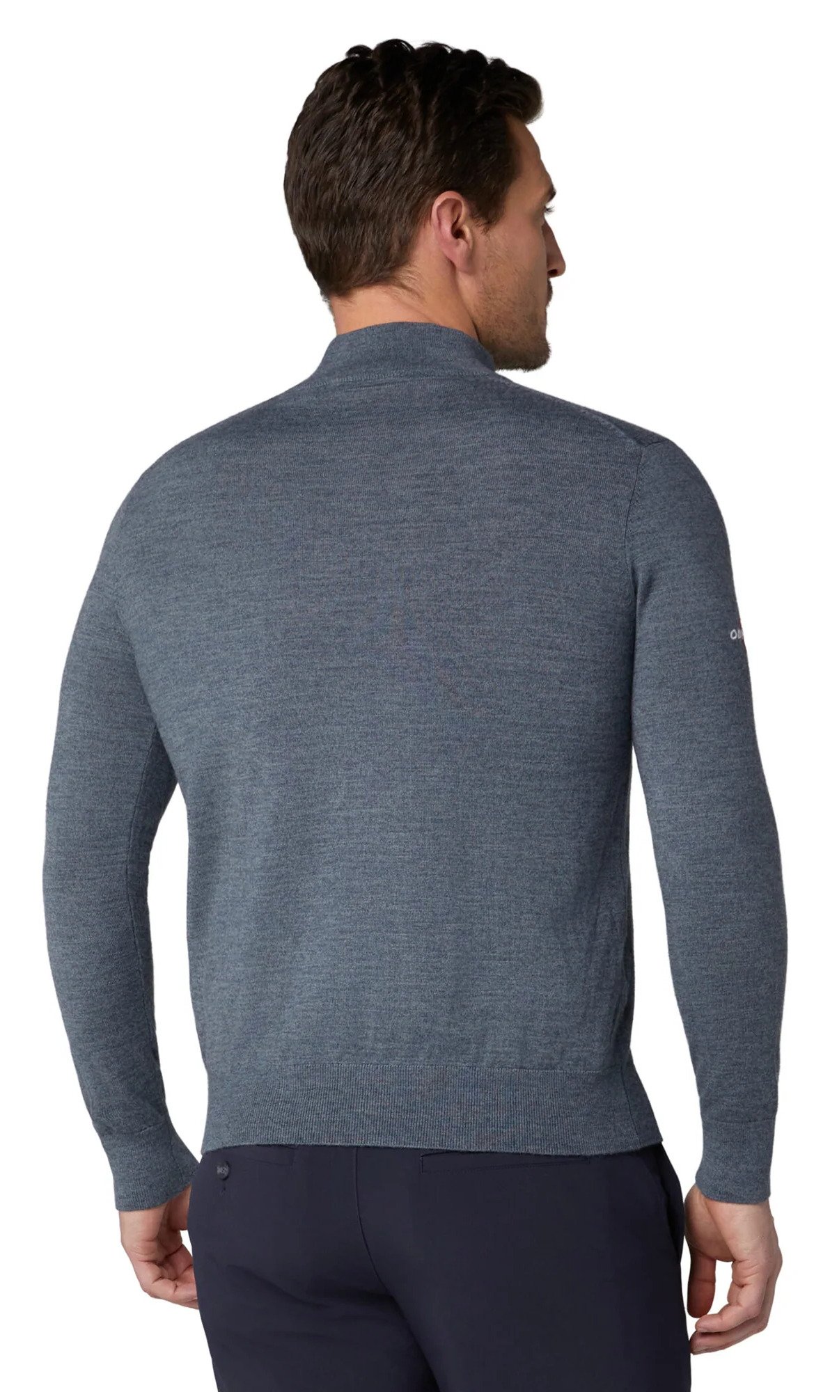 Callaway 1/4 Blended Merino Herren Pullover, grau