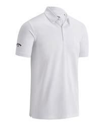 Callaway  Swing Tech Solid Herren Poloshirt, weiss