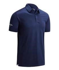 Callaway Swing Tech Solid Herren Poloshirt, dunkelblau