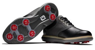 FootJoy Traditions Herren Golfschuhe, schwarz