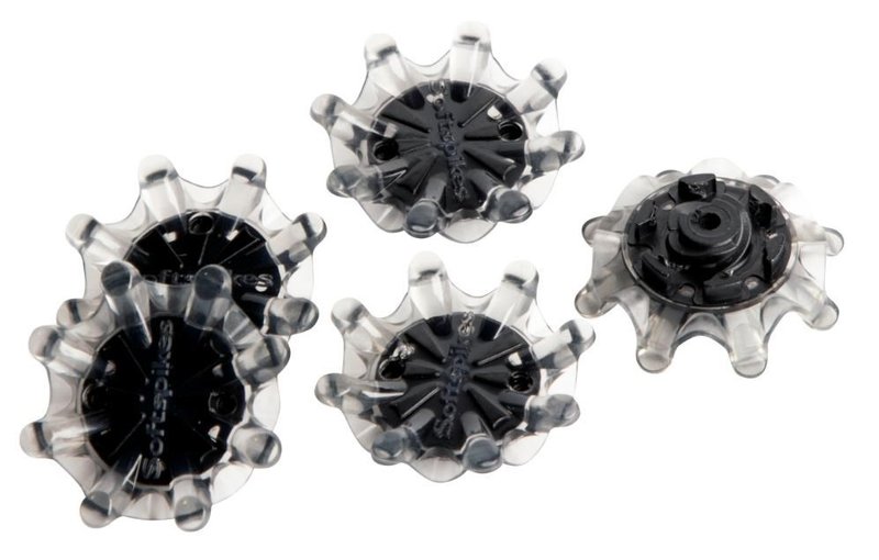 SoftSpikes Pulsar Fast Twist FJ Golfspikes, schwarz/grau (18 Stück)