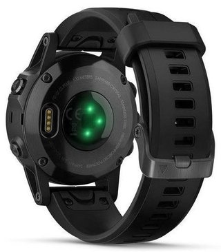Garmin fenix5S Plus Sapphire Black, Black Band