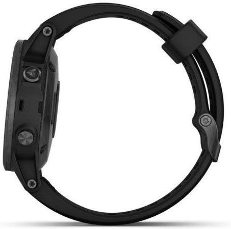 Garmin fenix5S Plus Sapphire Black, Black Band