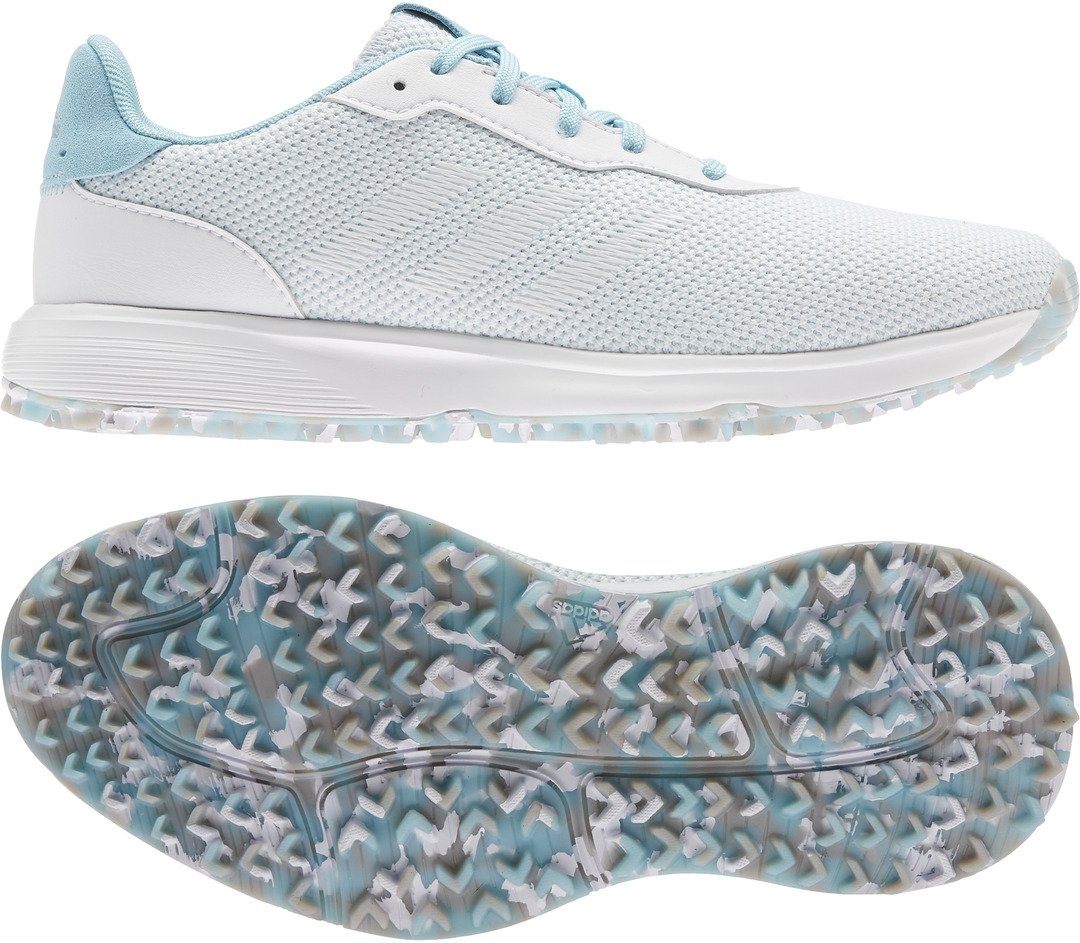 Adidas S2G SI Damen Golfschuhe, weiss/blau