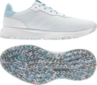 Adidas S2G SI Damen Golfschuhe, weiss/blau