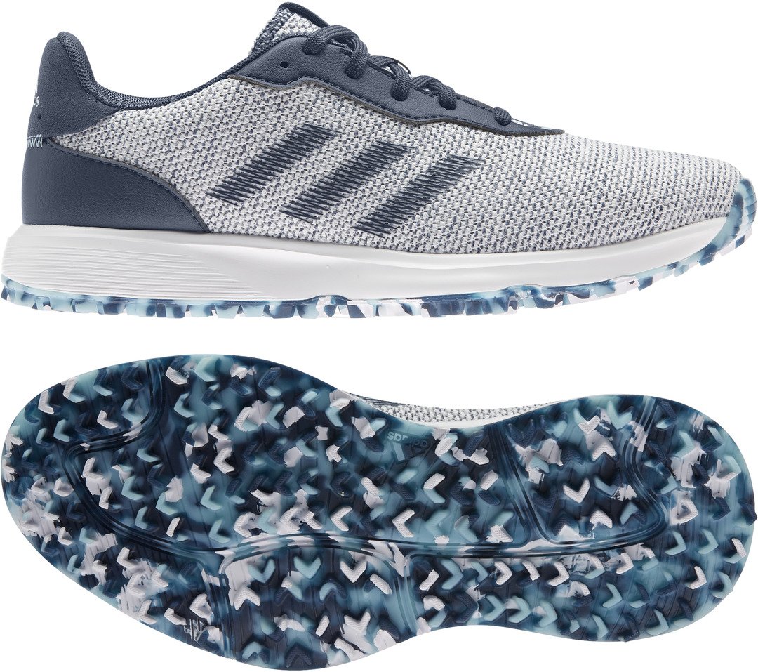 Adidas S2G SI Damen Golfschuhe, weiss/blau