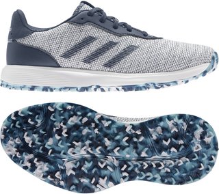 Adidas S2G SI Damen Golfschuhe, weiss/blau