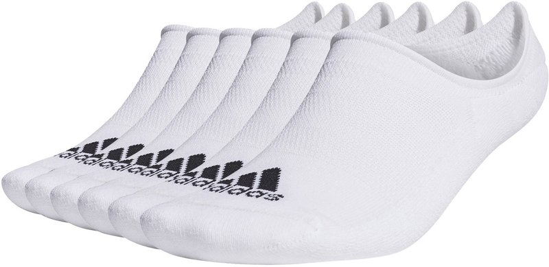 Adidas Low-Cut Herren Socken, 6Paar, weiss