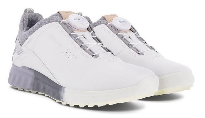 Ecco S-Three Boa Damen Golfschuhe, weiss/grau