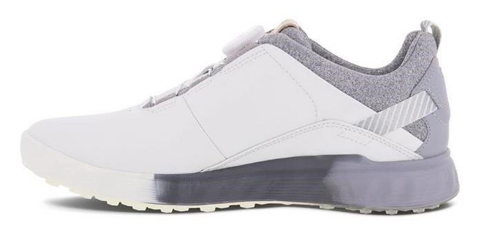 Ecco S-Three Boa Damen Golfschuhe, weiss/grau