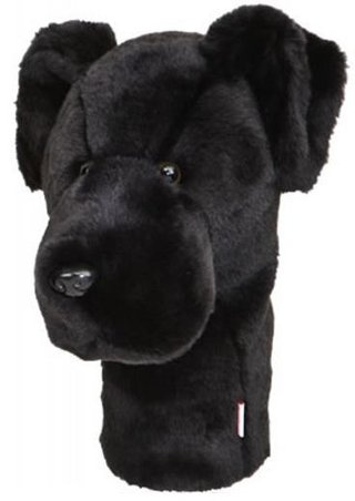 Daphne Black Labrador Driver Headcovers, schwarzer Labrador