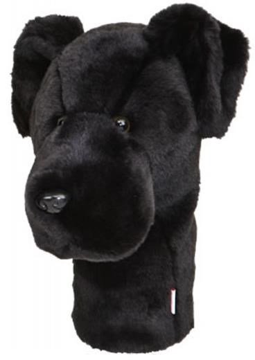 Daphne Black Labrador Driver Headcovers, schwarzer Labrador