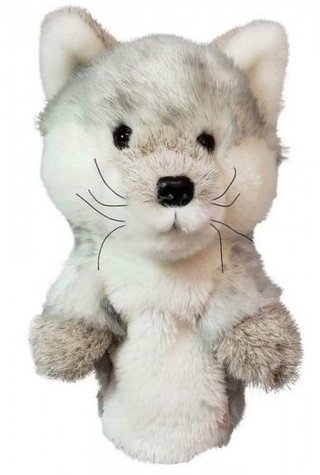 Daphne Silver Fox Driver Headcovers, Silber Fuchs