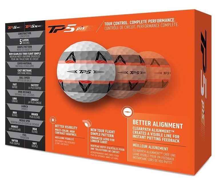 TaylorMade TP5 pix Golfbälle