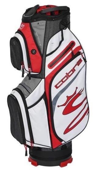 Cobra Ultralight Cartbag, schwarz/rot/weiss