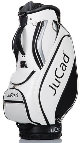 JuCad Pro Cartbag, weiss/schwarz