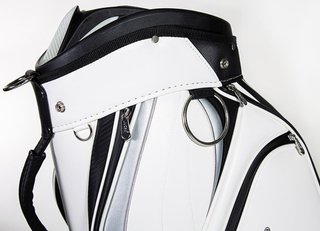 JuCad Pro Cartbag, weiss/schwarz