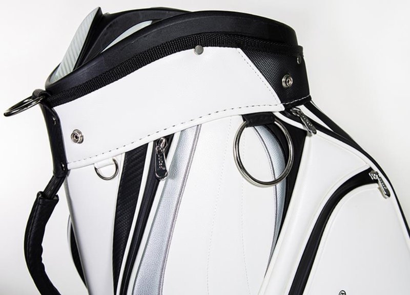 JuCad Pro Cartbag, weiss/schwarz