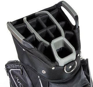 JuCad Captain Dry Cartbag, schwarz/titan