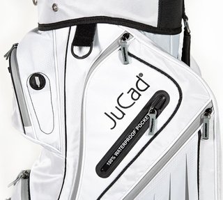 JuCad Captain Dry Cartbag, weiss/grau