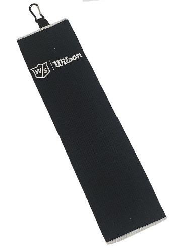 Wilson Staff Tri Fold Golfhandtuch, schwarz