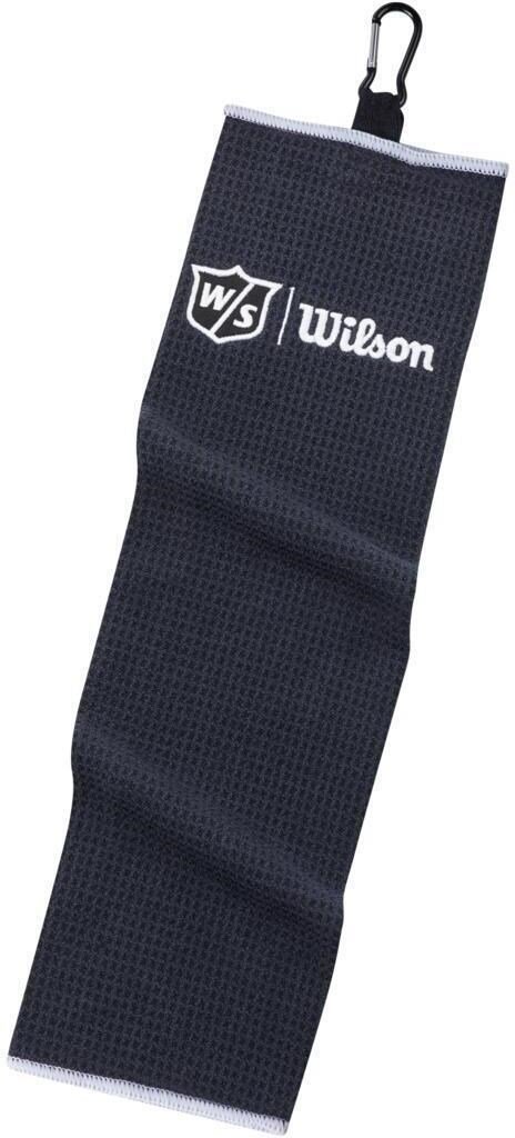 Wilson Staff Tri Fold Golfhandtuch, schwarz
